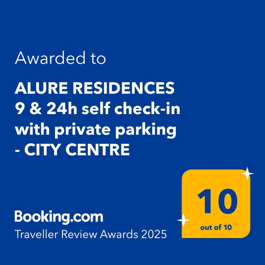 Alure Residences 9 & 24H Self Check-In, Private Parking In Front Of The Apartment Building Included, New Building, Terrace, The Apartment Building Has Its Own Park With A Lake And Outdoor Fitness, Children'S Playground, City Center Bańska Bystrzyca Zewnętrze zdjęcie